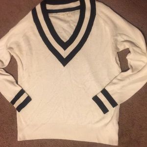Black and Creme sweater worn once.